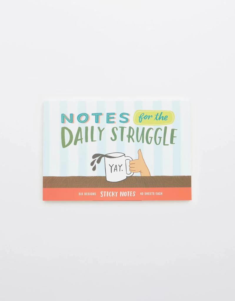 商品Aerie|Notes For The Daily Struggles Sticker Book,价格¥37,第2张图片详细描述