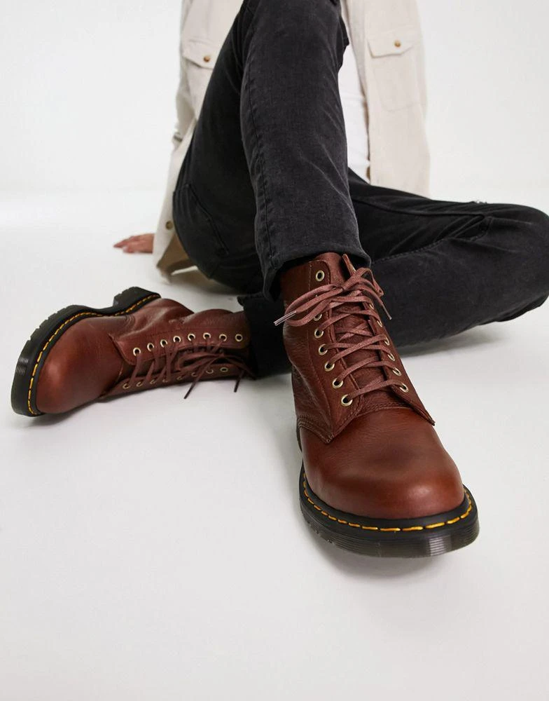 商品Dr. Martens|Dr Martens 1460 Pascal 8 eye boots in cashew ambassador,价格¥1931,第4张图片详细描述