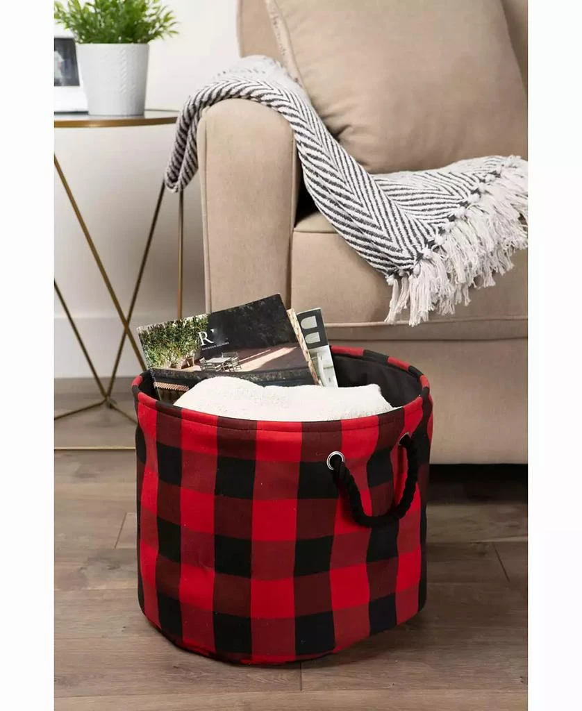 商品Design Imports|Storage Bin Buffalo Check, Round,价格¥282,第5张图片详细描述