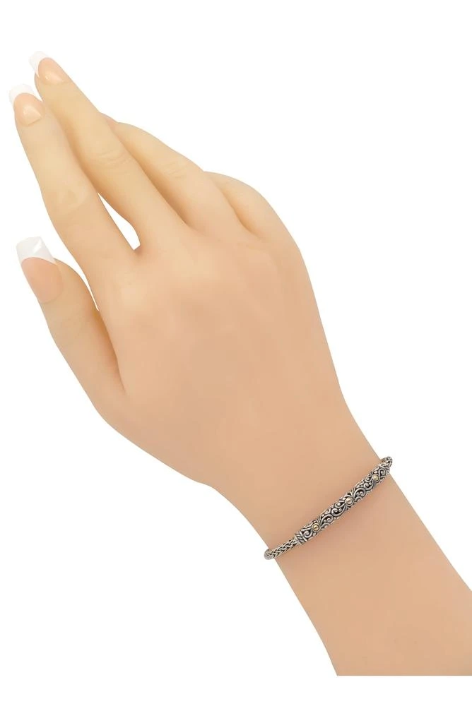 商品DEVATA|Sterling Silver with 18K Gold Accents Chain Bracelet,价格¥675,第3张图片详细描述