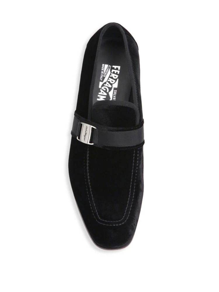 商品Salvatore Ferragamo|Danny 2 Velvet Formal Shoes,价格¥5208,第3张图片详细描述