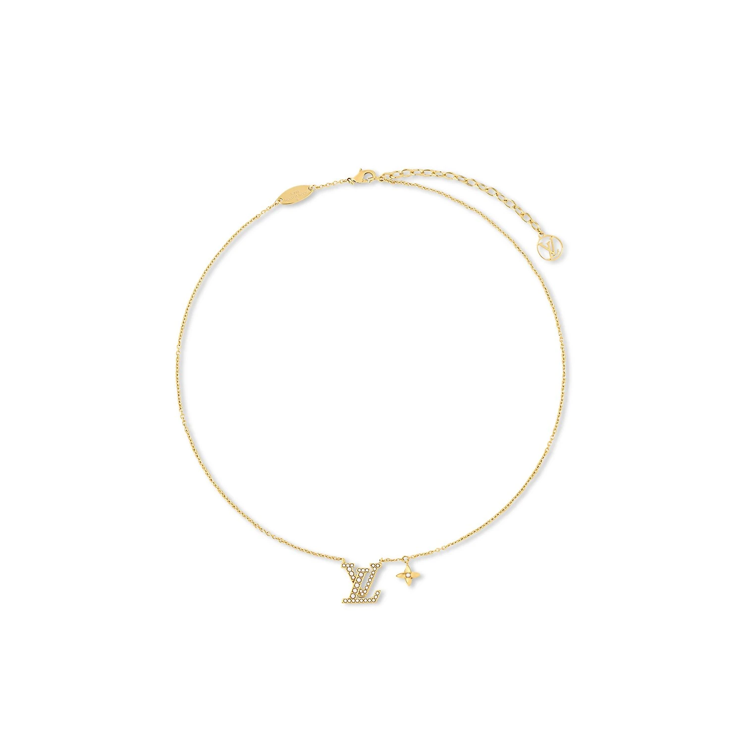 商品Louis Vuitton|【预售】 LV路易威登 25春夏 女士 吊坠 LV ICONIC PEARLS 项链 M01336 ,价格¥4844,第1张图片