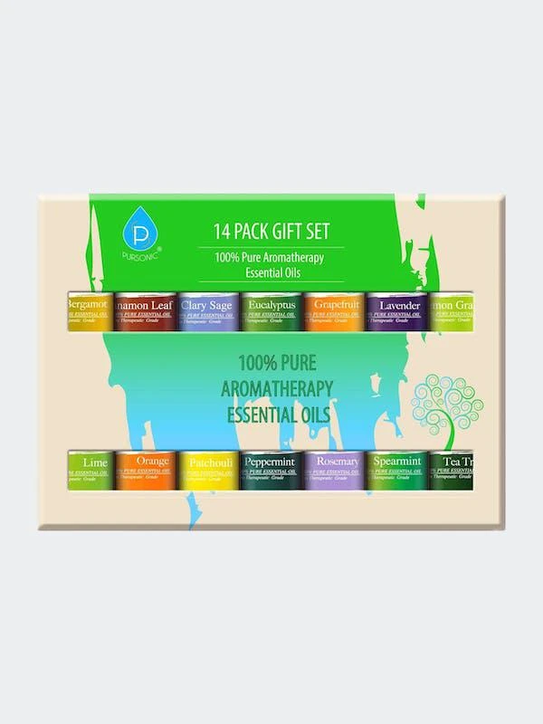 商品PURSONIC|14 pack of 100% Pure Essential Aromatherapy Oils,价格¥272,第1张图片