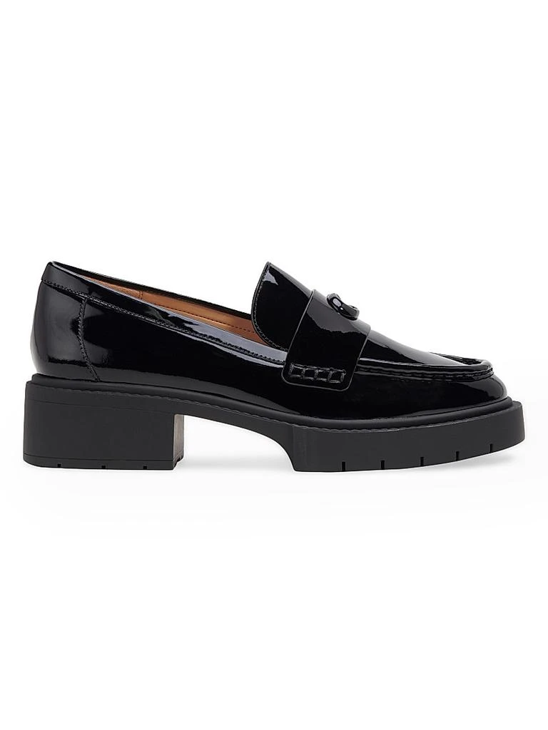 商品Coach|Leah 38MM Patent Leather Loafers,价格¥1448,第1张图片