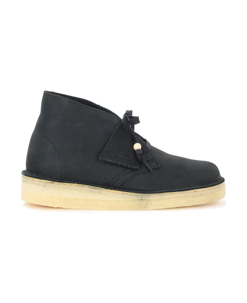 商品Clarks|Clarks Originals Desert Coal Ankle Boots In Black Nubuck,价格¥1395,第1张图片