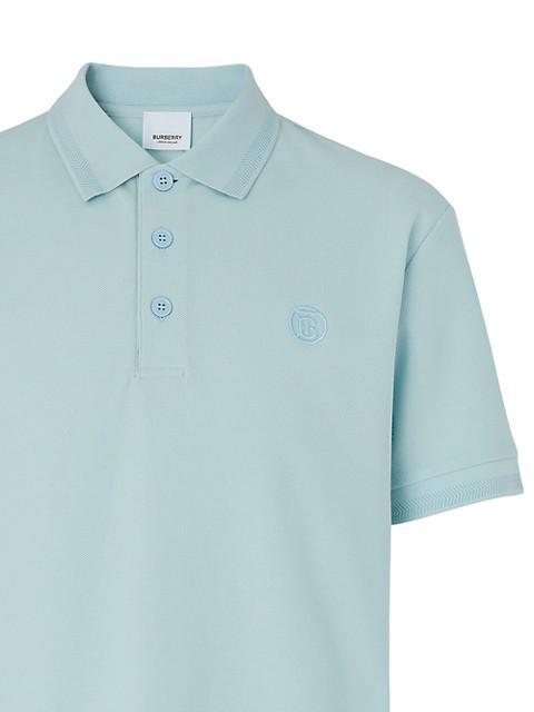 商品Burberry|Eddie Organic Cotton Polo Shirt,价格¥3351,第4张图片详细描述