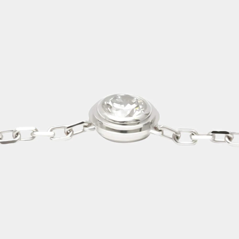 Cartier Diamants Legers De Cartier 18K White Gold Diamond Necklace 商品