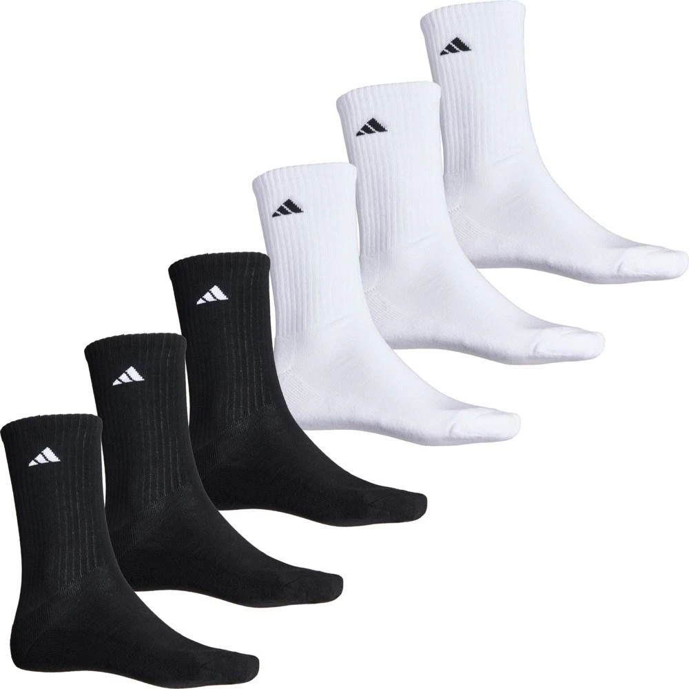 商品Adidas|adidas Cushioned AEROREADY Socks - 6-Pack, Crew (For Men),价格¥97,第1张图片