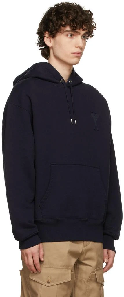 商品AMI|Navy Ami de Cœur Oversize Hoodie,价格¥1145,第2张图片详细描述