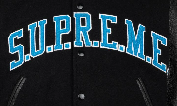 商品Supreme|Supreme King Hooded Varsity Jacket,价格¥4596,第3张图片详细描述