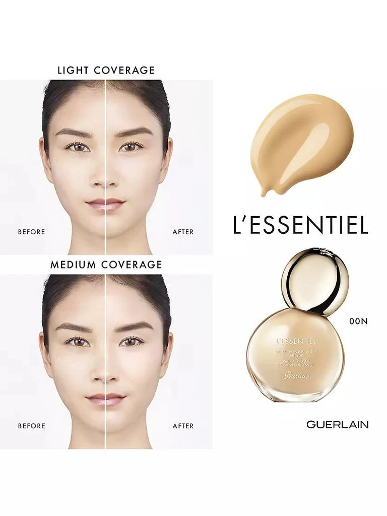 商品Guerlain|L'Essentiel Natural 16H Wear Foundation SPF 20,价格¥455,第5张图片详细描述