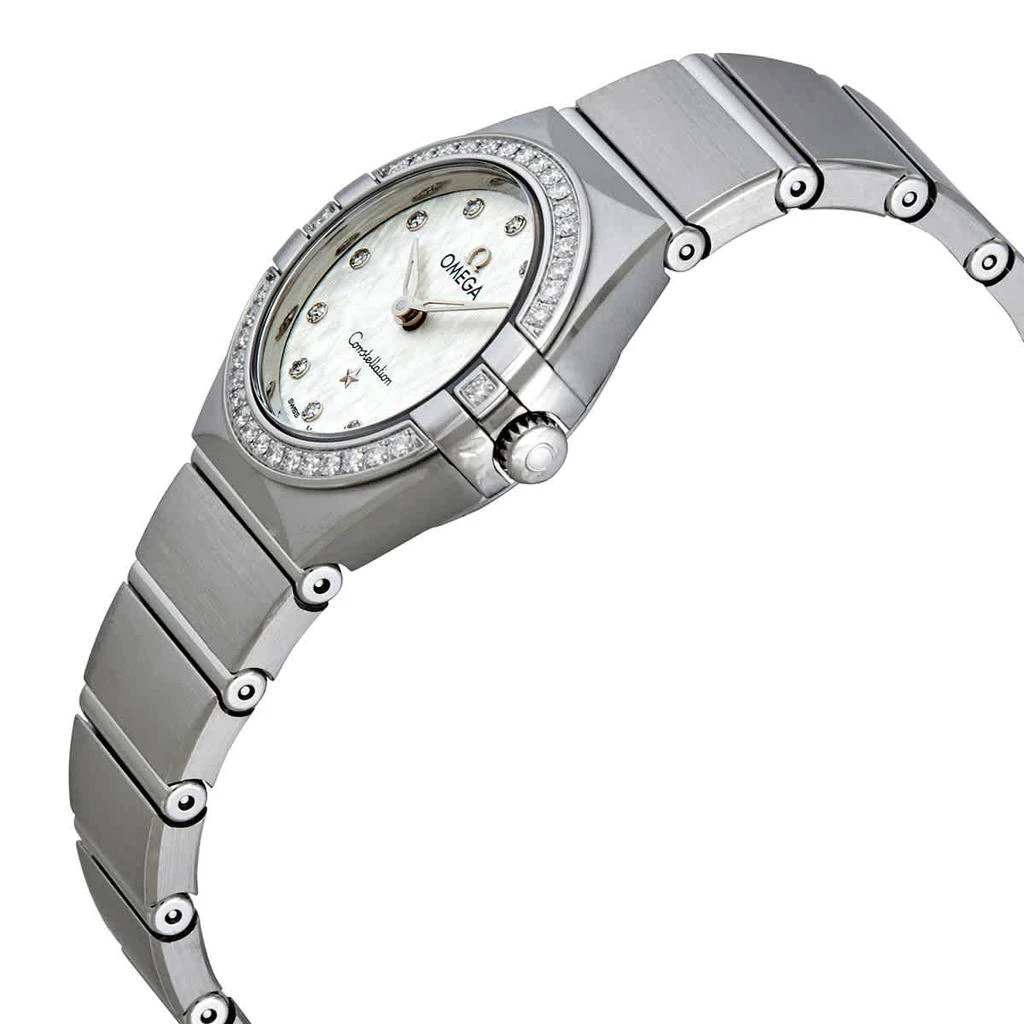 商品Omega|Constellation Manhattan Quartz Diamond Silver Dial Ladies Watch 131.15.25.60.52.001,价格¥31318,第2张图片详细描述