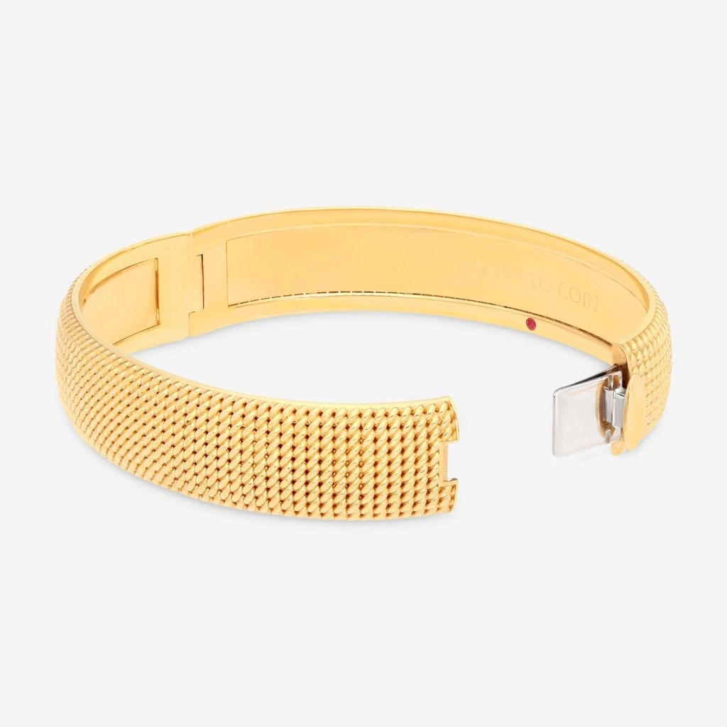 商品Roberto Coin|Roberto Coin Opera 18K Yellow Gold Medium Hinged Bangle Bracelet 7772844AYBA0,价格¥26558,第4张图片详细描述