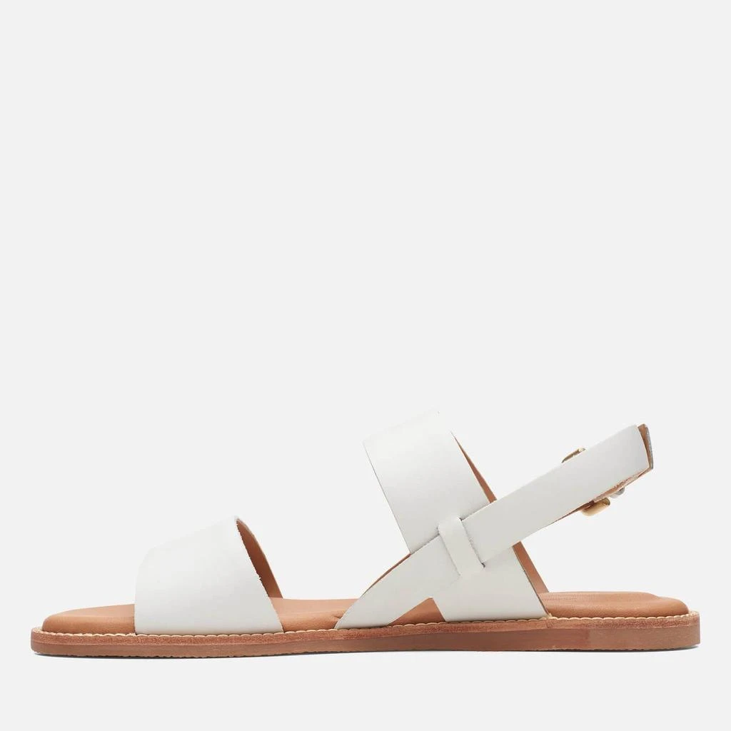 商品Clarks|Clarks Women's Karsea Strap Leather Sandals - White,价格¥290,第2张图片详细描述