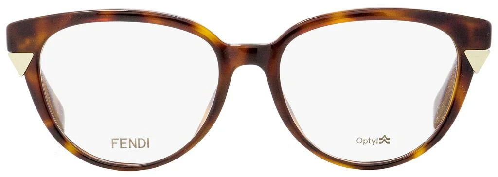 商品Fendi|Fendi Women's  Eyeglasses FF0141F MQL Havana 51mm,价格¥601,第1张图片详细描述