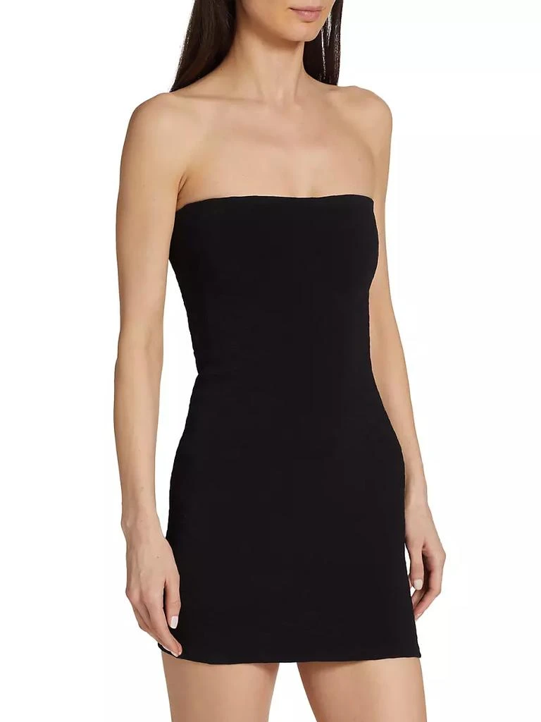 商品Alexander Wang|Monogrammed Jacquard Strapless Minidress,价格¥1333,第4张图片详细描述