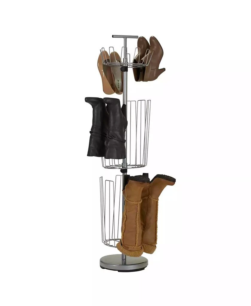 商品Household Essentials|3-Tier Carousel Boot Tree Shoe Rack,价格¥726,第4张图片详细描述