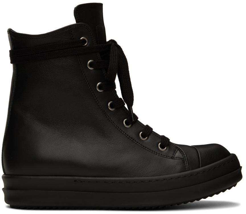 商品Rick Owens|黑色高帮运动鞋,价格¥7364,第1张图片