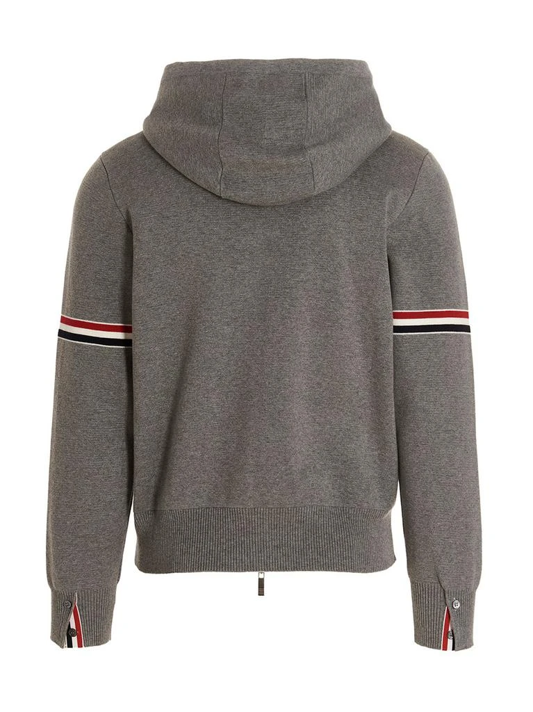 商品Thom Browne|Thom Browne Zip-Up Drawstring Hoodie,价格¥5951,第2张图片详细描述