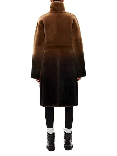 商品Shoreditch Ski Club|Long Belted Shearling Coat,价格¥6886,第4张图片详细描述