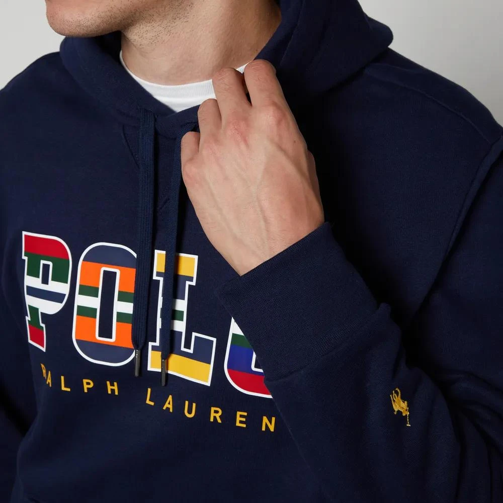 商品Ralph Lauren|Polo Ralph Lauren Logo-Print Cotton-Blend Jersey Hoodie,价格¥1027,第4张图片详细描述