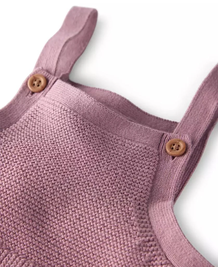 商品Carter's|Baby Girls Organic Sleeveless Sweater Overalls,价格¥162,第2张图片详细描述