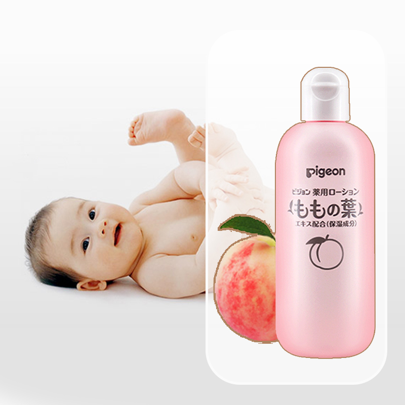 Pigeon贝亲 新生婴儿专用桃叶水200m 液体痱子粉爽身粉桃子水痱子水商品第2张图片规格展示