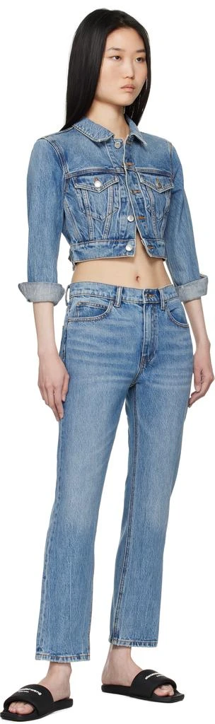 商品Alexander Wang|Black AW Pool Slides,价格¥573,第5张图片详细描述