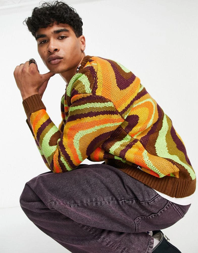 商品The Ragged Priest|The Ragged Priest flashback knit jumper in multi,价格¥374,第1张图片