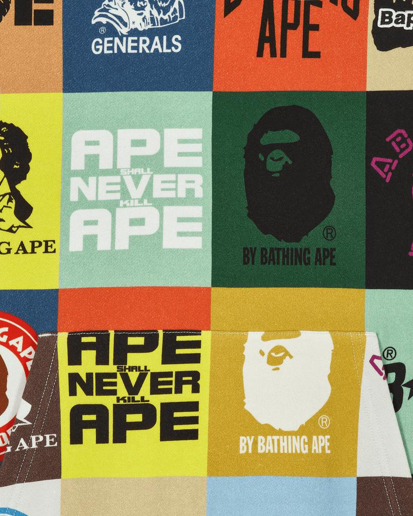 Bape Classic Logo Hooded Sweatshirt Multicolor商品第5张图片规格展示