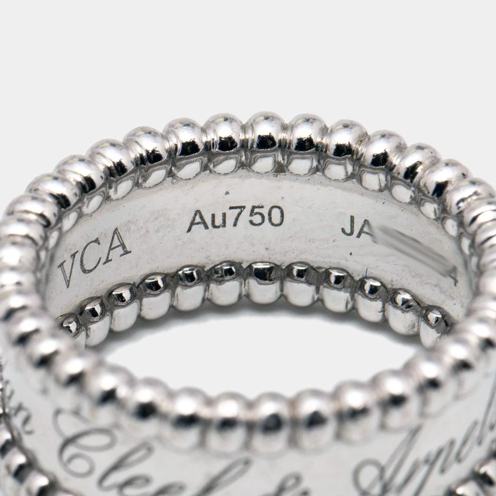 商品[二手商品] Van Cleef & Arpels|Van Cleef & Arpels Perlée Signature 18k White Gold Band Ring Size 48,价格¥11260,第5张图片详细描述