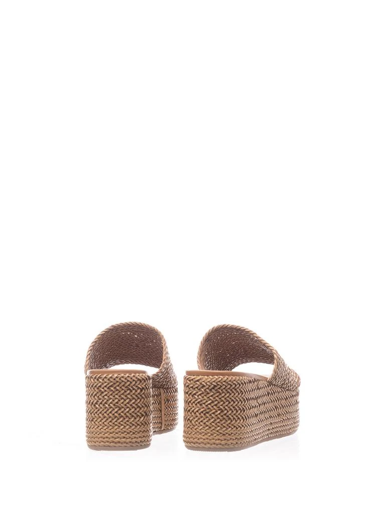 商品CASADEI|Casadei Woven Twiga Slipper With Wedge,价格¥3899,第3张图片详细描述
