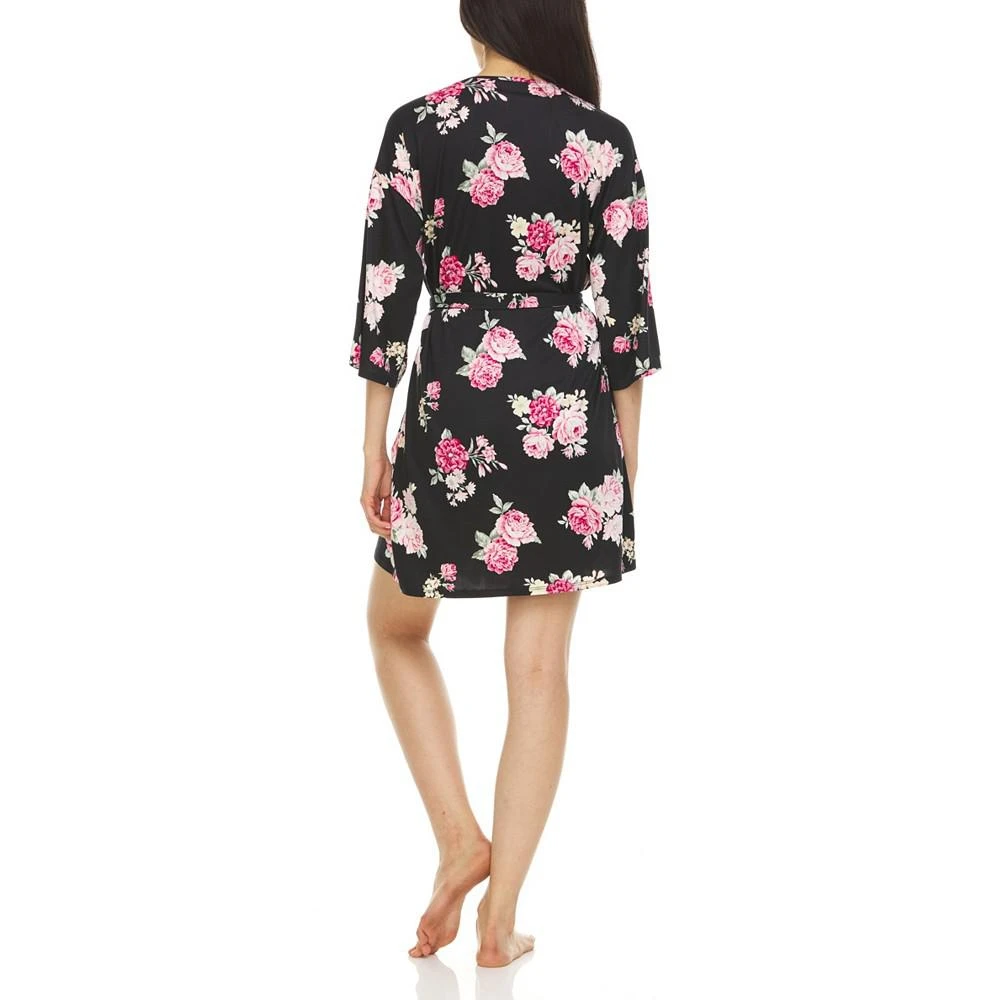 Women's Georgie Robe, Top and Shorts Travel 3 Piece Set 商品