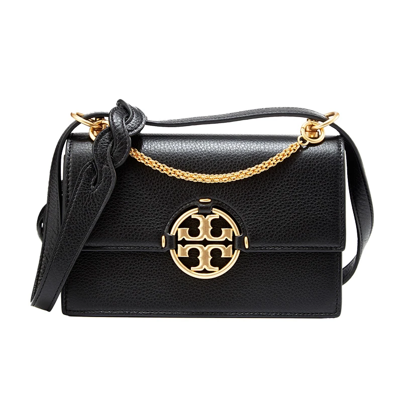 商品[国内直发] Tory Burch|托里·伯奇 奢侈品 TB女包KIRA系列迷你黑色衍缝皮质单肩斜挎链条包88208,价格¥3676,第1张图片