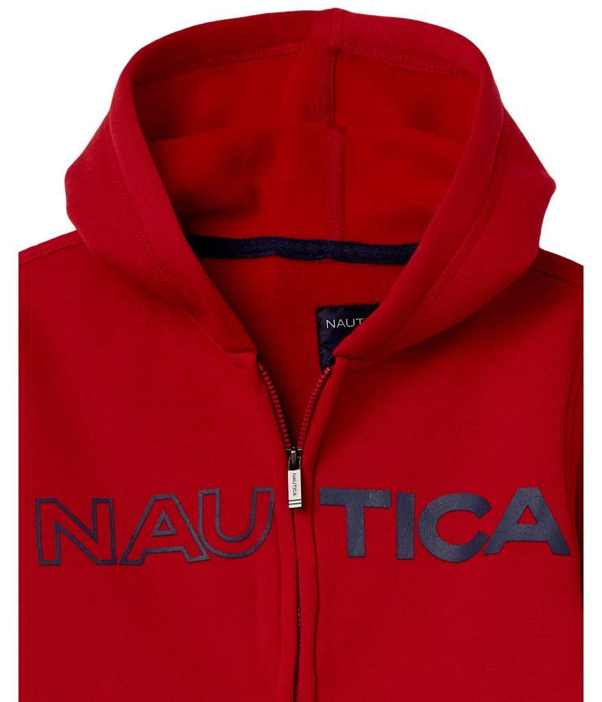 商品Nautica|Nautica Boys' Fleece Full Zip Hoodie,价格¥155-¥176,第4张图片详细描述