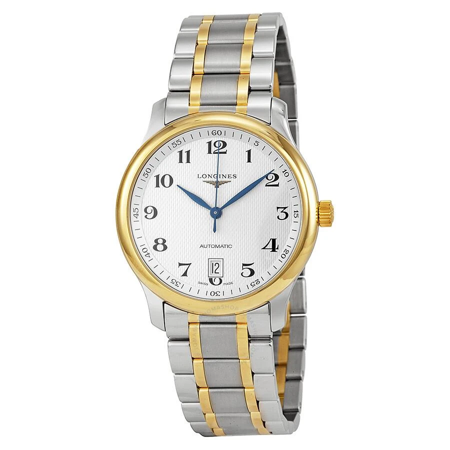 商品Longines|Master Collection White Dial Steel and 18kt Yellow Gold Men's Watch L26285787,价格¥16289,第1张图片