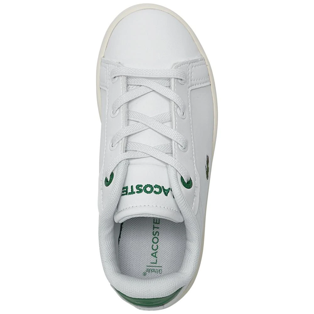 商品Lacoste|Toddler Carnaby Casual Sneakers from Finish Line,价格¥368,第4张图片详细描述