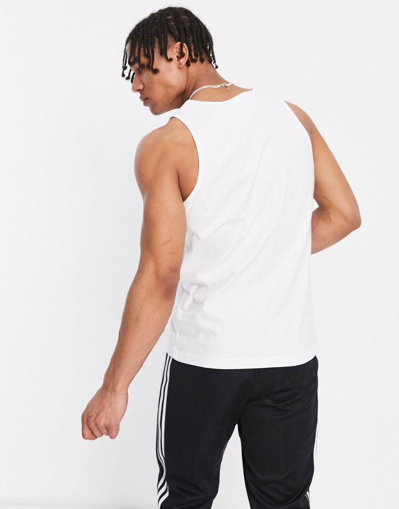 adidas Originals Essentials tank top in white商品第4张图片规格展示