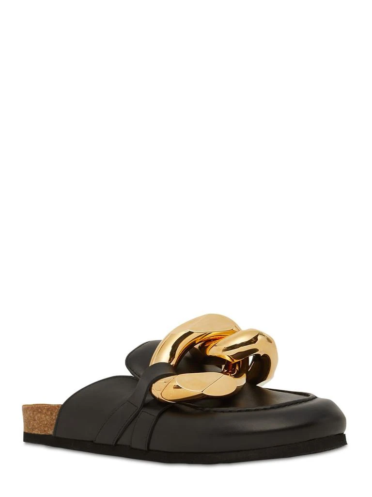 商品JW Anderson|15mm Embellished Leather Mules,价格¥1814,第2张图片详细描述