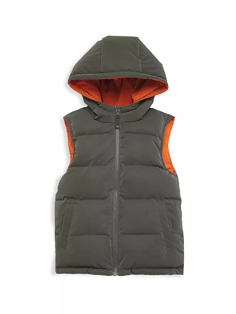 商品Appaman|Little Boy's & Boy's Reversible Hood Puffer Vest,价格¥398,第1张图片