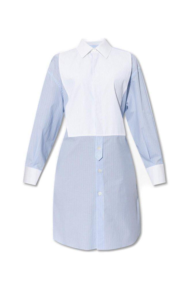 商品Marni|Marni Panelled Striped Shirt Dress,价格¥5178,第1张图片