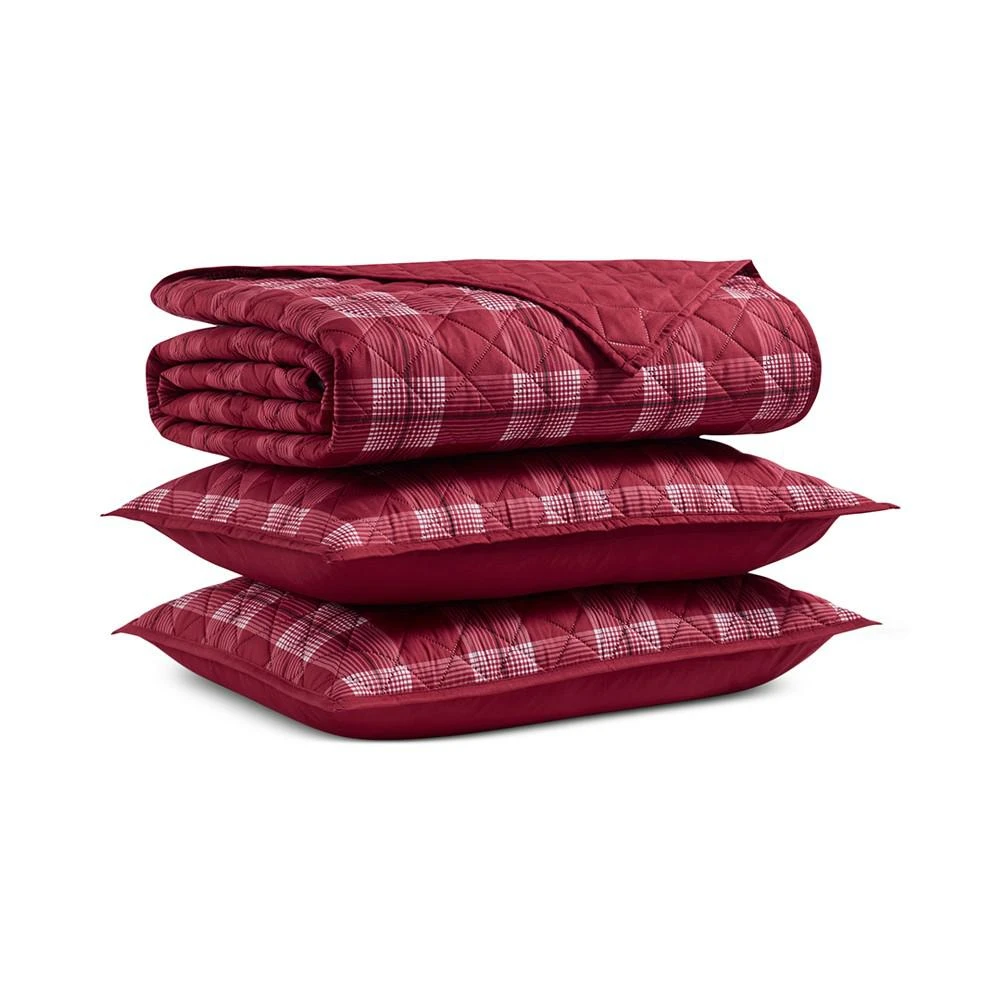 商品Charter Club|Holiday Plaid Quilt Bag Set, Full/Queen, Created For Macy's,价格¥114,第5张图片详细描述