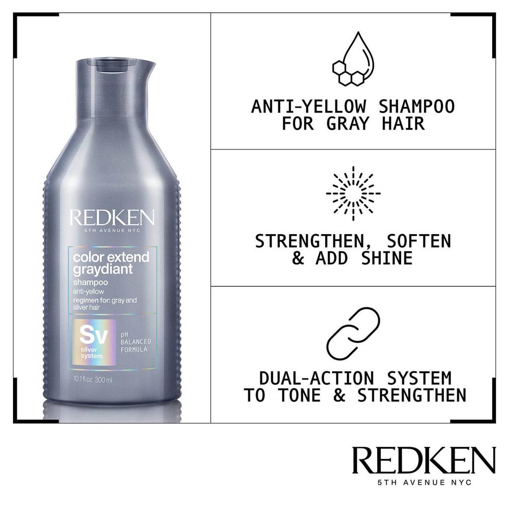 Redken Color Extend Graydiant Shampoo 300ml商品第5张图片规格展示
