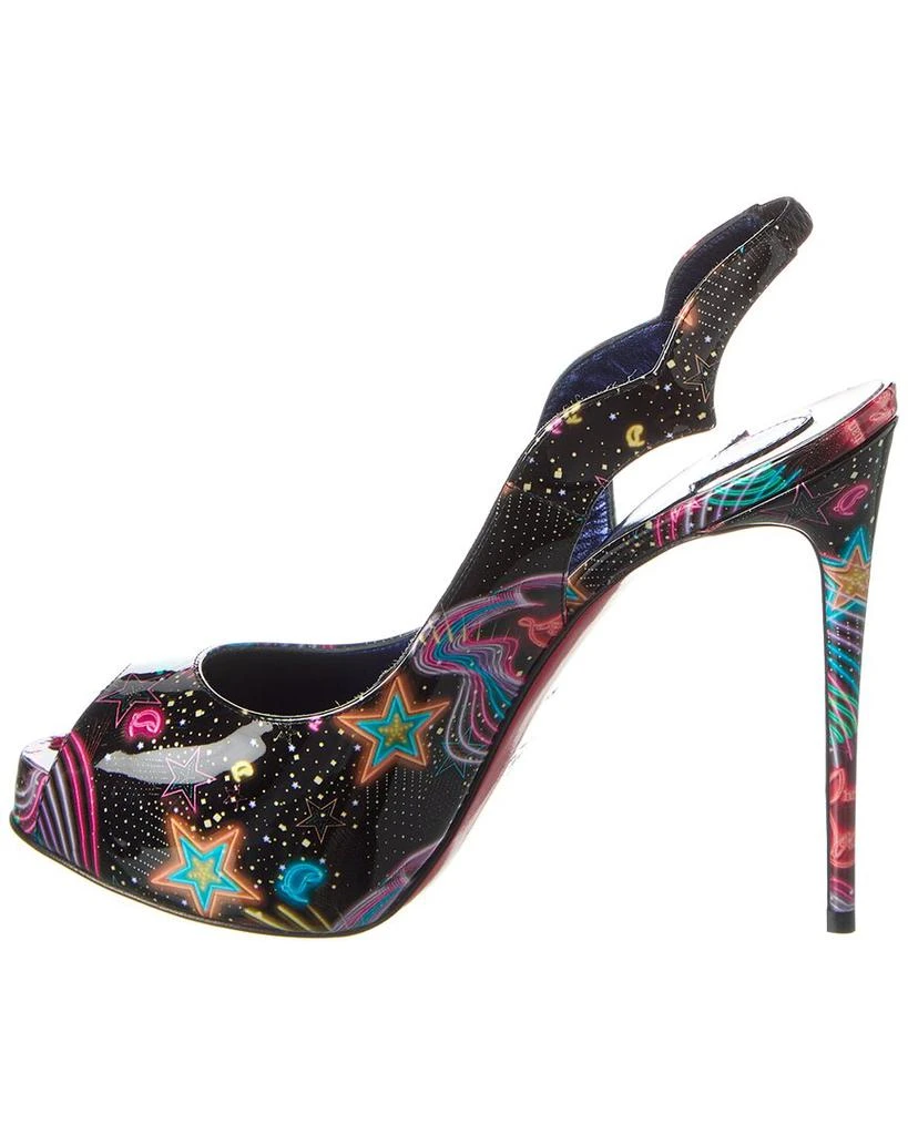 商品Christian Louboutin|Christian Louboutin Hot Chick Sling Alta 120 Patent Slingback Sandal,价格¥5183,第2张图片详细描述