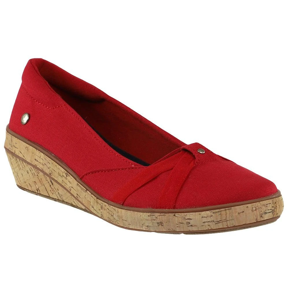 商品Grasshoppers|Gigi Round Toe Wedge Pumps,价格¥265,第2张图片详细描述