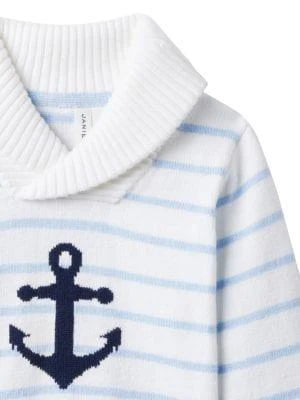 商品Janie and Jack|Little Boy's Nautical Striped Shawl Sweater,价格¥199,第3张图片详细描述