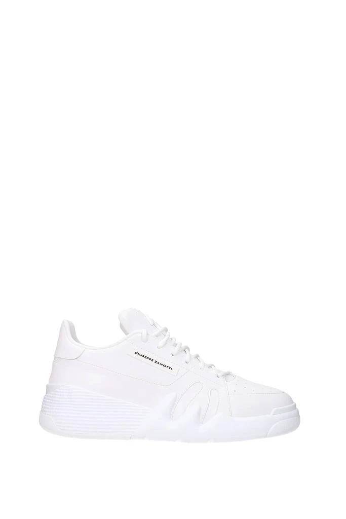 商品Giuseppe Zanotti|Sneakers talon Leather White,价格¥2970,第1张图片