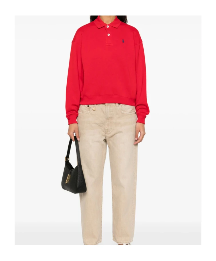 商品【商品预售7天】 Ralph Lauren|Ralph Lauren 女士POLO衫 211947966003 红色,价格¥1622,第3张图片详细描述