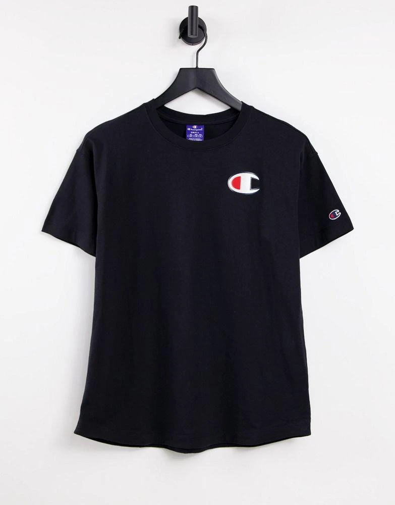 商品CHAMPION|Champion maxi t-shirt in black,价格¥153,第1张图片