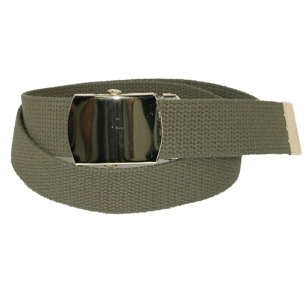 商品CTM|Kids' Cotton Adjustable Belt with Brass Military Buckle (Pack of 2),价格¥111,第3张图片详细描述